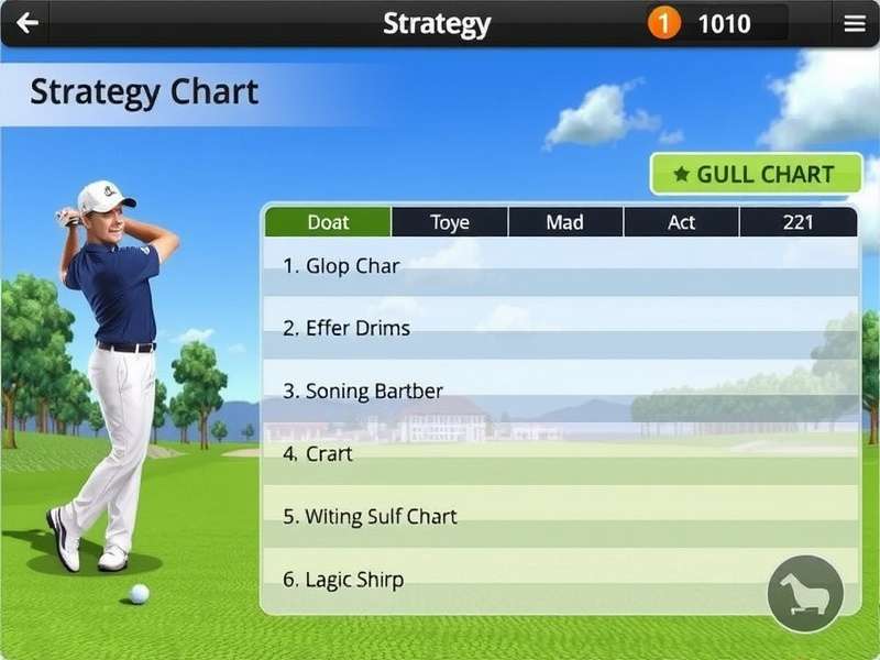 Golf Fantasy Masters Strategy Chart